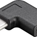 USB-C to C angled Adapter 90? USB-C to USB-C Male-Female right-angled adapter extends the USB-C cable, even where there is little room