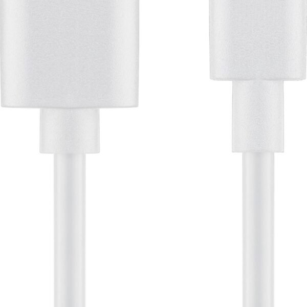 USB-C to USB2.0 A Cable, 0.5m White, for synching and  charging, Speed Rate at 5 Gbs. 3A