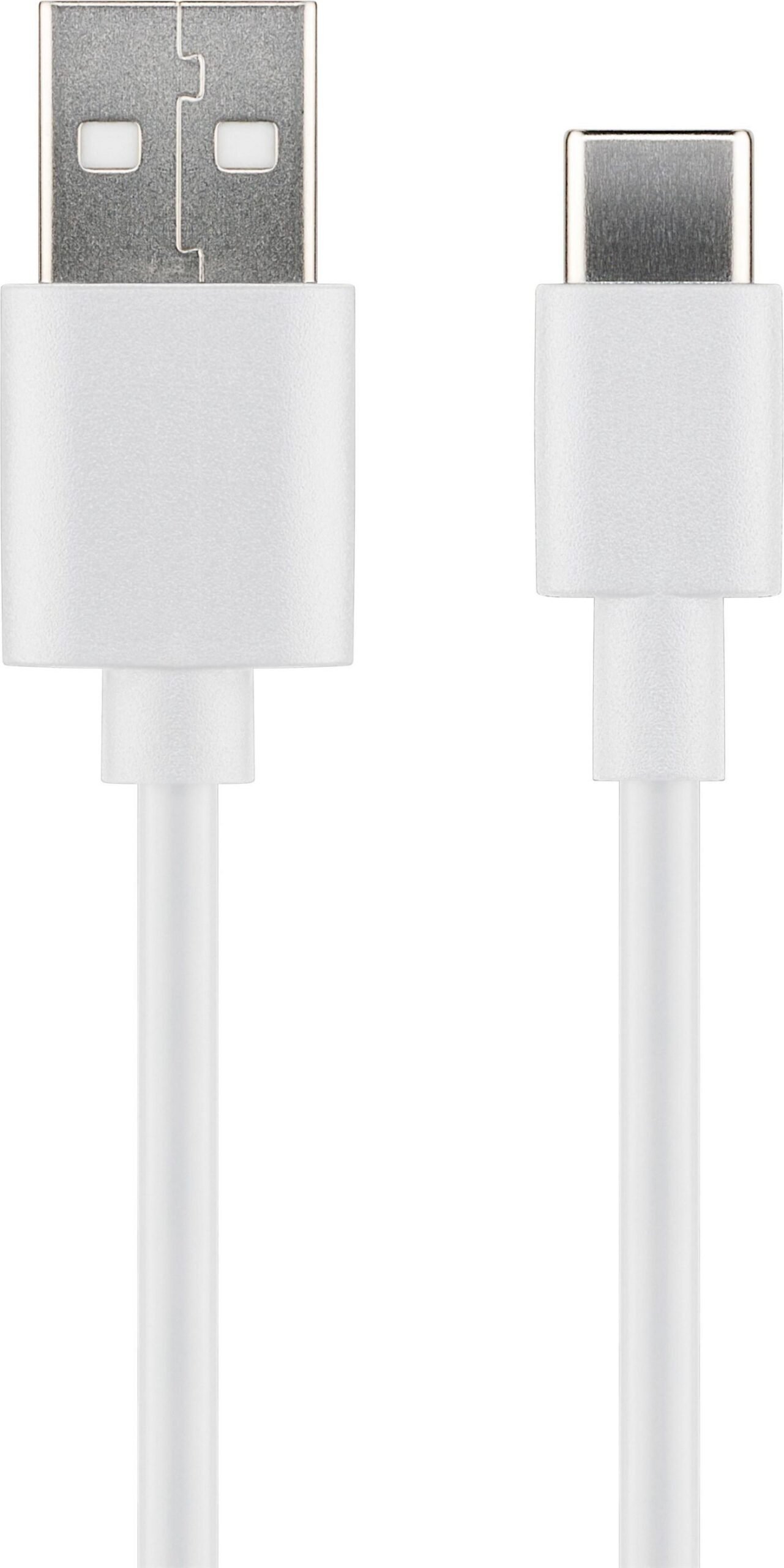 Img_25427001.jpg USB-C to USB2.0 A Cable, 0.5m White, for synching and charging, Speed Rate at 5 Gbs. 3A - Image 1