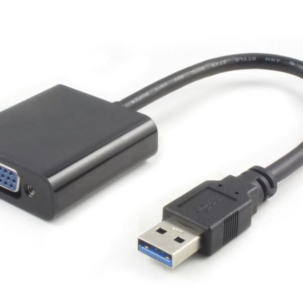 USB 3.0-VGA M/F Black Black  Max. 1920x1080p support Win 7/8/8.1/10