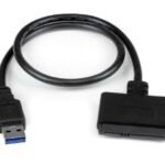 SATA cable USB3.0 TO 2.5" SATA III. SSD / HDD Black 0.2m