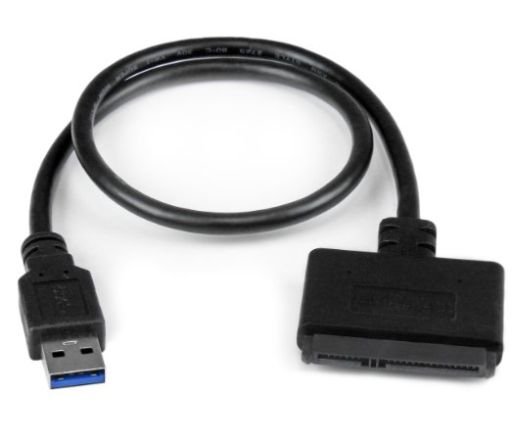 Img_25427038.jpg SATA cable USB3.0 TO 2.5" SATA III. SSD / HDD Black 0.2m - Image 1