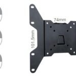 Wall mount small slim from  VESA 50x50 to 200x200 .