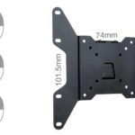 Wall mount small slim from  VESA 50x50 to 200x200 .