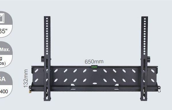 Wall mount large tilt up to  VESA 600x400 .