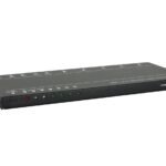 HDMI switcher 4x1 4K@60Hz  with RS232 control, ARC and  analogue audio de-embedder function .