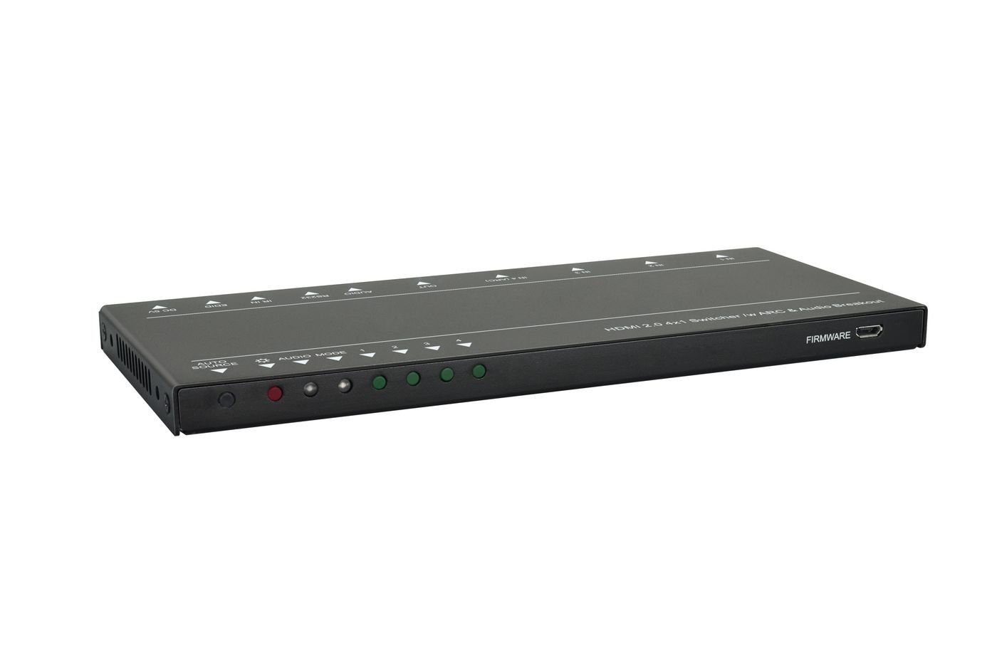 Img_25444728.jpg HDMI switcher 4x1 4K@60Hz with RS232 control, ARC and analogue audio de-embedder function . - Image 1