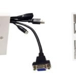 Wall Box HDMi + USB + VGA .