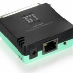 Print Server 1P1RJ45 LevelOne Parallel Print Server, Black,  Green, Activity, Link, Power, Status, Taiwan, Ethernet LAN, IEEE 802.3,IEEE