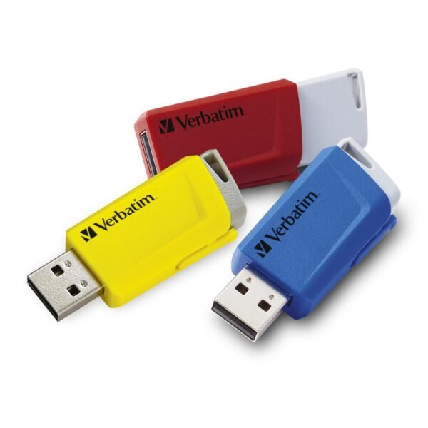 USB DRIVE 3.2 Gen1  STORE'N'CLICK 3X16GB R/B/Y  Store 'n' Click - USB 2.0 Drive 3.2 GEN1 - 3x16 GB - Red/Blue/Yellow, 16 GB,