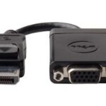 Display Port to VGA Adapter R74C3, 1 x VGA output - 15  pin HD D-Sub (HD-15), 1 x DisplayPort - 20 pin DisplayPort, Male/Female, Black