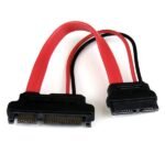 SLIMLINE SATA TO SATA ADAPTER 6in Slimline SATA to SATA  Adapter with Power - F/M, 0.1524 m, SATA III, Slimline SATA 13 pin, SATA 7+15