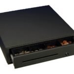 CB-2002 LC FN cash drawer eco  black 410 x 415 x 114mm,  Slide-Out, Coins:8, Notes:4, Receipt:1, incl.: RJ12 connection