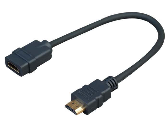 Img_25770263.jpg Pro HDMI Male/Female 0,2m . - Image 1