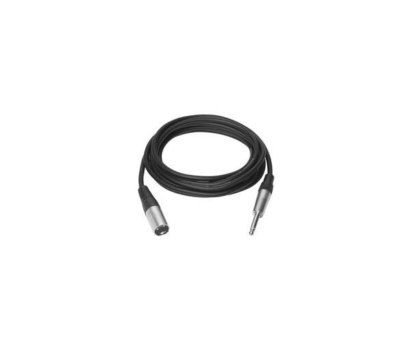 XLR M to Mono Jack 6.35mm  Cable 1m .
