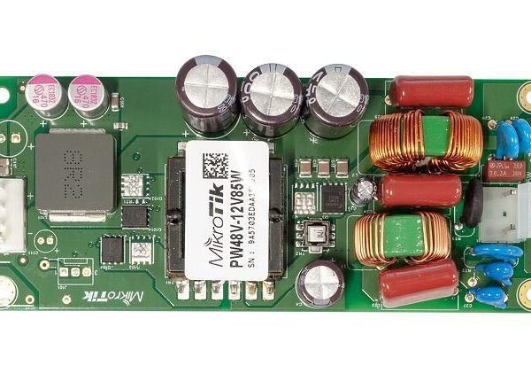 ?48V Open frame Power supply  with 12V 7A output, for new  r2 CCR revisions PW48V-12V85W, Router, -48 V, 12 V, 3 A, 8 A, Green