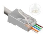 Modular EZ Plug RJ45 CAT6a  50pcs. FTP Shielded 50pcs in  one bag Insert wires right through the connector - Image 2