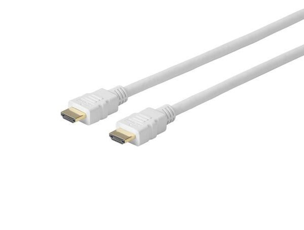 Pro HDMI Cable White 1m Ultra  Flexible .