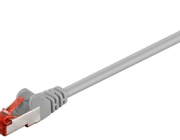 F/UTP CAT6 0.5m Grey PVC Outer Shield : Foil screening 4x2xAWG 27 CCA