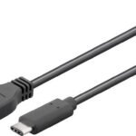 USB 3.2 Gen 1C-A Cable, 2m Black, for synching and  charging, Speed Rate at 5 Gbs