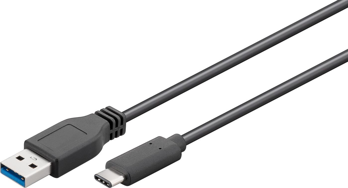 Img_25895518.jpg USB 3.2 Gen 1C-A Cable, 2m Black, for synching and charging, Speed Rate at 5 Gbs - Image 1