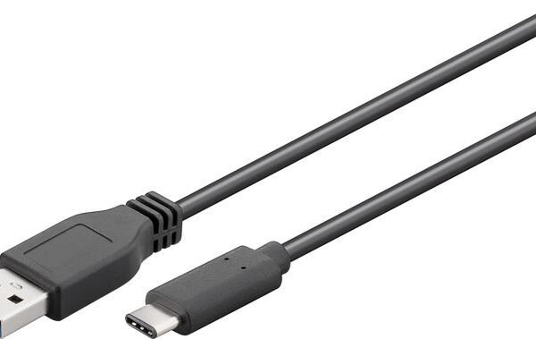 USB 3.2 Gen 1 C-A Cable, 3m Black, for synching and  charging, Speed Rate at 5 Gbs