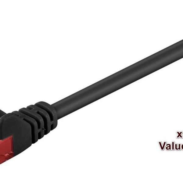 U/UTP CAT6 2M Black 10 Pack 1 pcs. = 10 pcs. in one bag Box 14 (x10) pcs, AWG 26, PVC