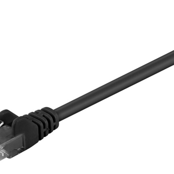 U/UTP CAT5e 1M Black PVC Unshielded Network Cable, PVC, 4x2xAWG 26 CCA