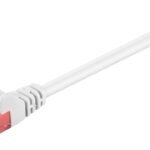 U/UTP CAT6 0.5M White PVC Unshielded Network Cable, PVC, 4x2xAWG 26 CCA