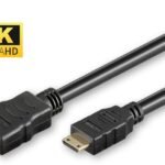 HDMI High Speed mini cable,  1,5m High speed with Ethernet  Resolution : 4K*2K@30Hz, Gold-plated connectors