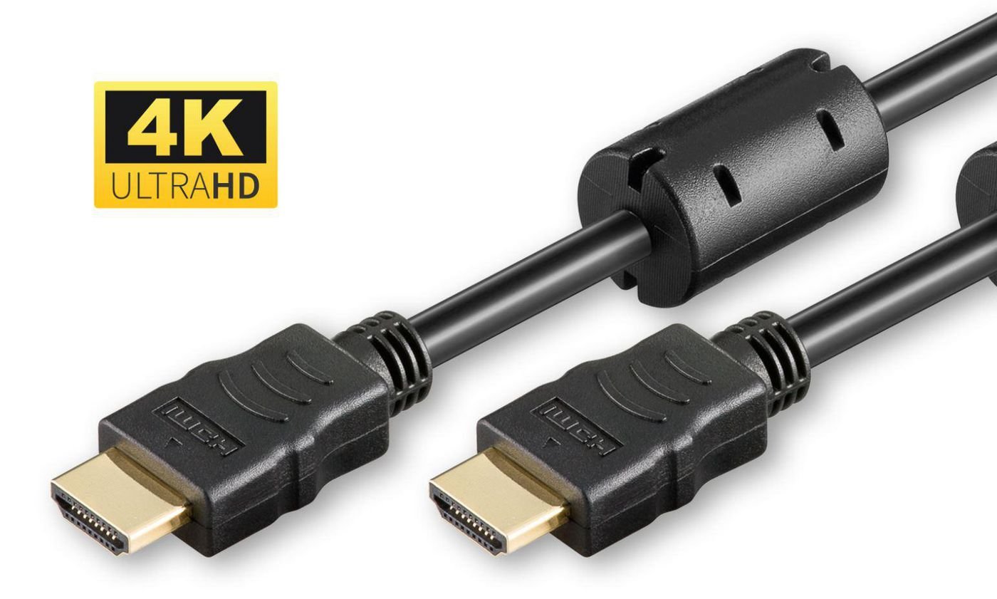Img_25920666.jpg HDMI High Speed cable, 2m With Ferrite Core, 4K*2K@30Hz High Speed HDMI with Ethernet - Image 1