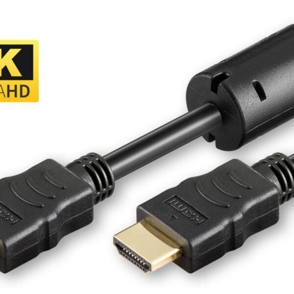HDMI High Speed cable, 10m With Ferrite Core, 4K*2K@60Hz High Speed HDMI with Ethernet