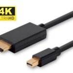 4K Mini Displayport to HDMI  Cable 2m incl. audio  transmission Black, with gold plated plugs, resolution : 4K*2K@30Hz