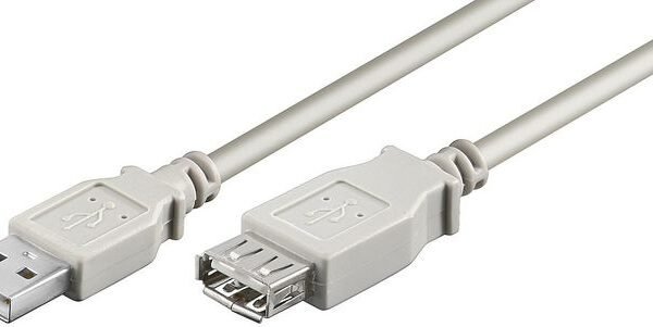 USB2.0  Extension A-A 3m M-F Light Grey 150pcs/box