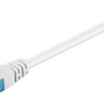U/UTP CAT6A 1m White LSZH Unshielded Network Cable, LSZH, 4x2xAWG 24 CU, 1 Meter