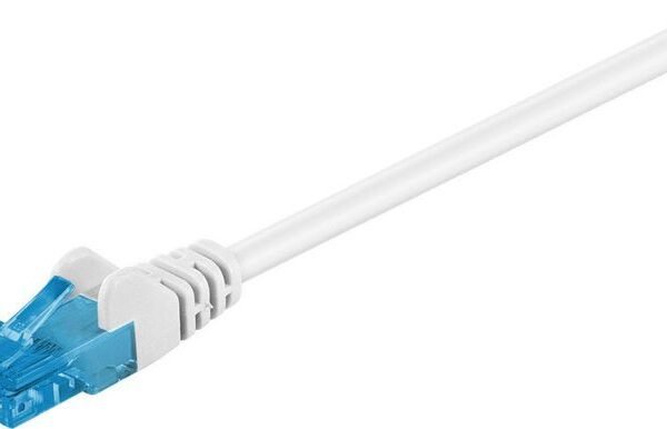 U/UTP CAT6A 1m White LSZH Unshielded Network Cable, LSZH, 4x2xAWG 24 CU, 1 Meter