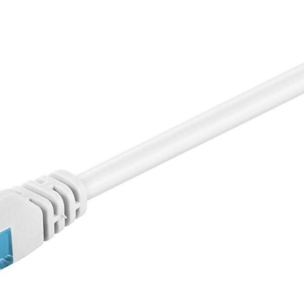U/UTP CAT6A 1m White LSZH Unshielded Network Cable, LSZH, 4x2xAWG 24 CU, 1 Meter