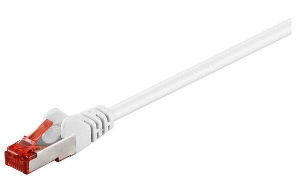 F/UTP CAT6 1.5m White PVC Outer Shield : Foil screening 4x2xAWG 27 CCA
