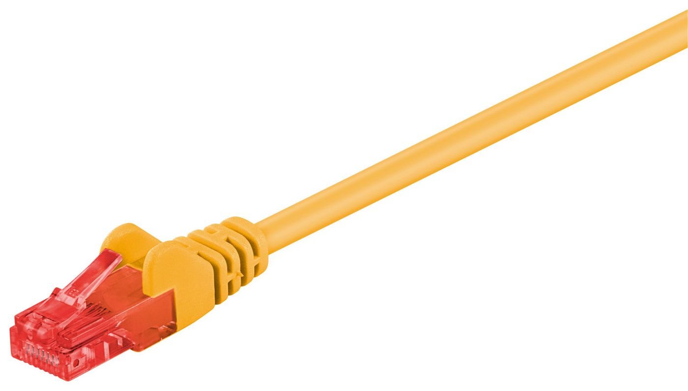 Img_25937194.jpg U/UTP CAT6 0.5M Yellow PVC Unshielded Network Cable, PVC, 4x2xAWG 26 CCA - Image 1