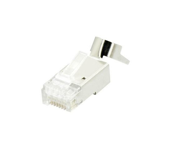 Modular Plug CAT6A/CAT7 Plug  8P8C FTP Shielded, 10pcs in  one bag with Insertion Aid, For Stranded & Solid cable