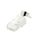 Modular Plug CAT6A/CAT7 Plug  8P8C FTP Shielded, 10pcs in  one bag with Insertion Aid, For Stranded & Solid cable