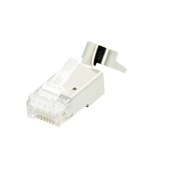 Modular Plug CAT6A/CAT7 Plug  8P8C FTP Shielded, 10pcs in  one bag with Insertion Aid, For Stranded & Solid cable