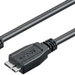 USB 3.2 Gen 1  A-B Micro 5m  M-M triple shielded, black