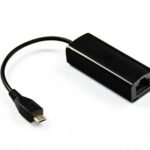 USB MICRO to Ethernet, Black USBMICROETHBB, Wired,  Micro-USB, Ethernet, Black