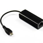 USB MICRO to Ethernet, Black USBMICROETHBB, Wired,  Micro-USB, Ethernet, Black