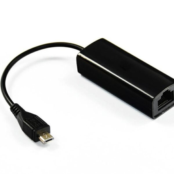 USB MICRO to Ethernet, Black USBMICROETHBB, Wired,  Micro-USB, Ethernet, Black