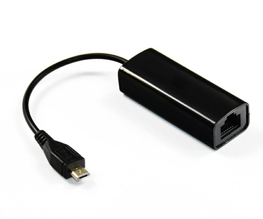 Img_25937326.jpg USB MICRO to Ethernet, Black USBMICROETHBB, Wired, Micro-USB, Ethernet, Black - Image 1
