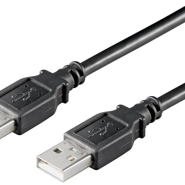 USB2.0 A-A 5m M-M, Black Hi-Speed cable 150pcs/box