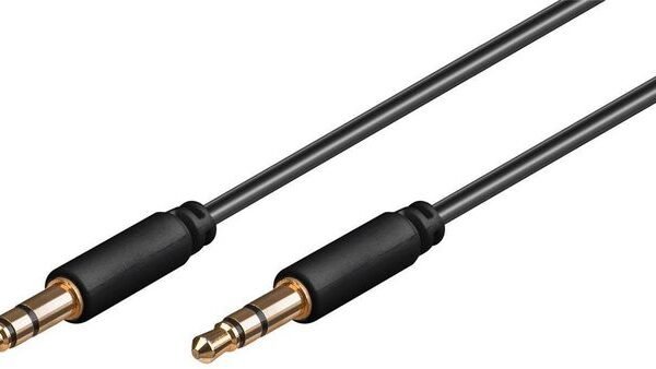 3.5mm (3-pin, stereo)  Minijack Cable 3.5mm Minijack  Cable Male-Male