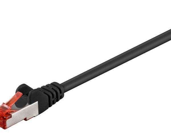 F/UTP CAT6 20m Black PVC Outer Shield : Foil screening 4x2xAWG 27 CCA